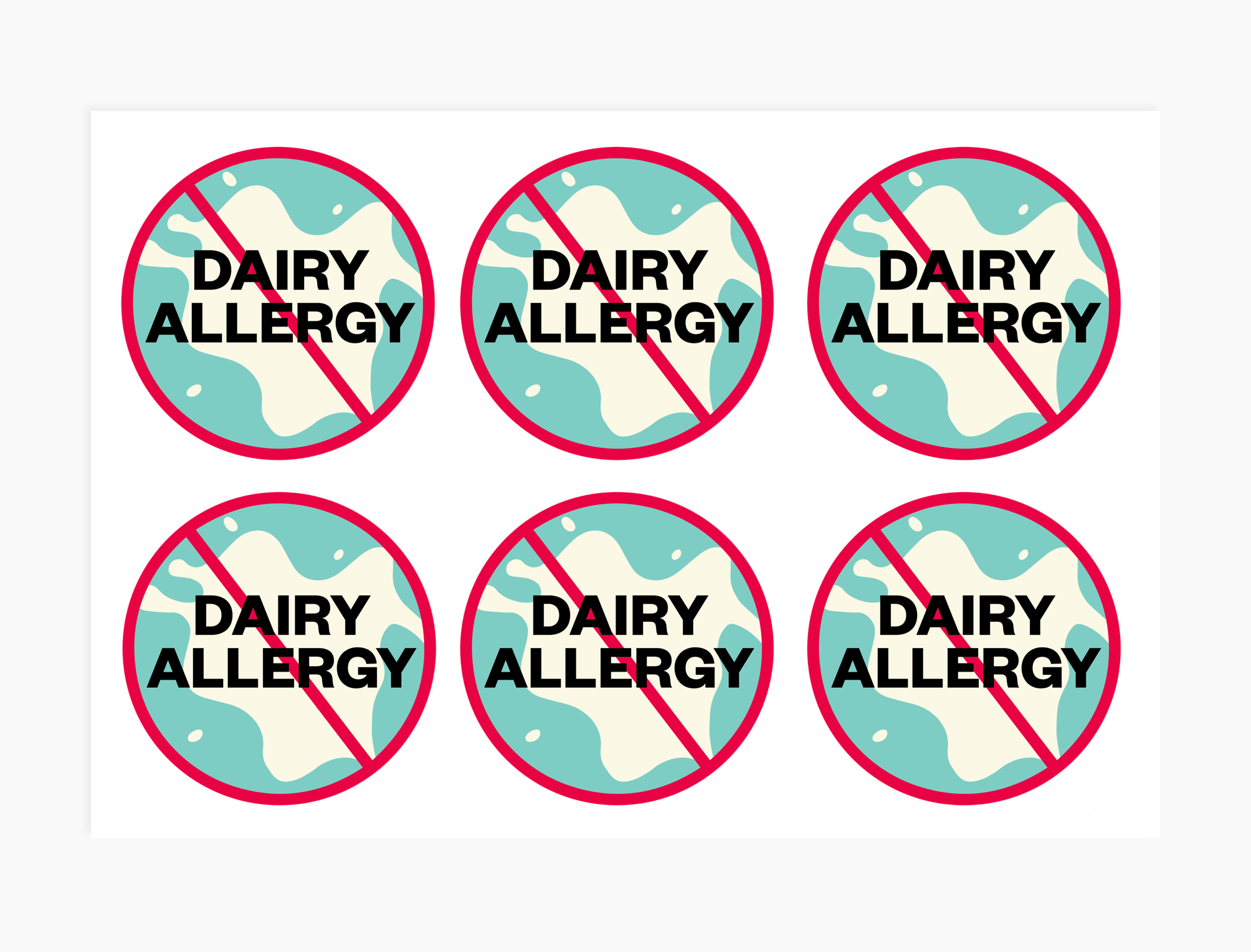 dairy-allergy-waterproof-stickers-3-inch-round-sheet-of-6-little