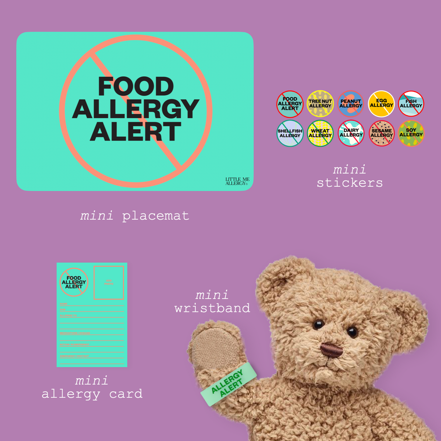 Miniature Allergy Accessories (for pretend play!)