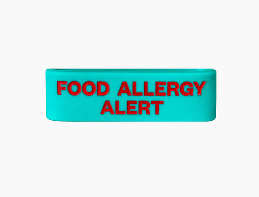 Food Allergy Alert Wristband (teal)