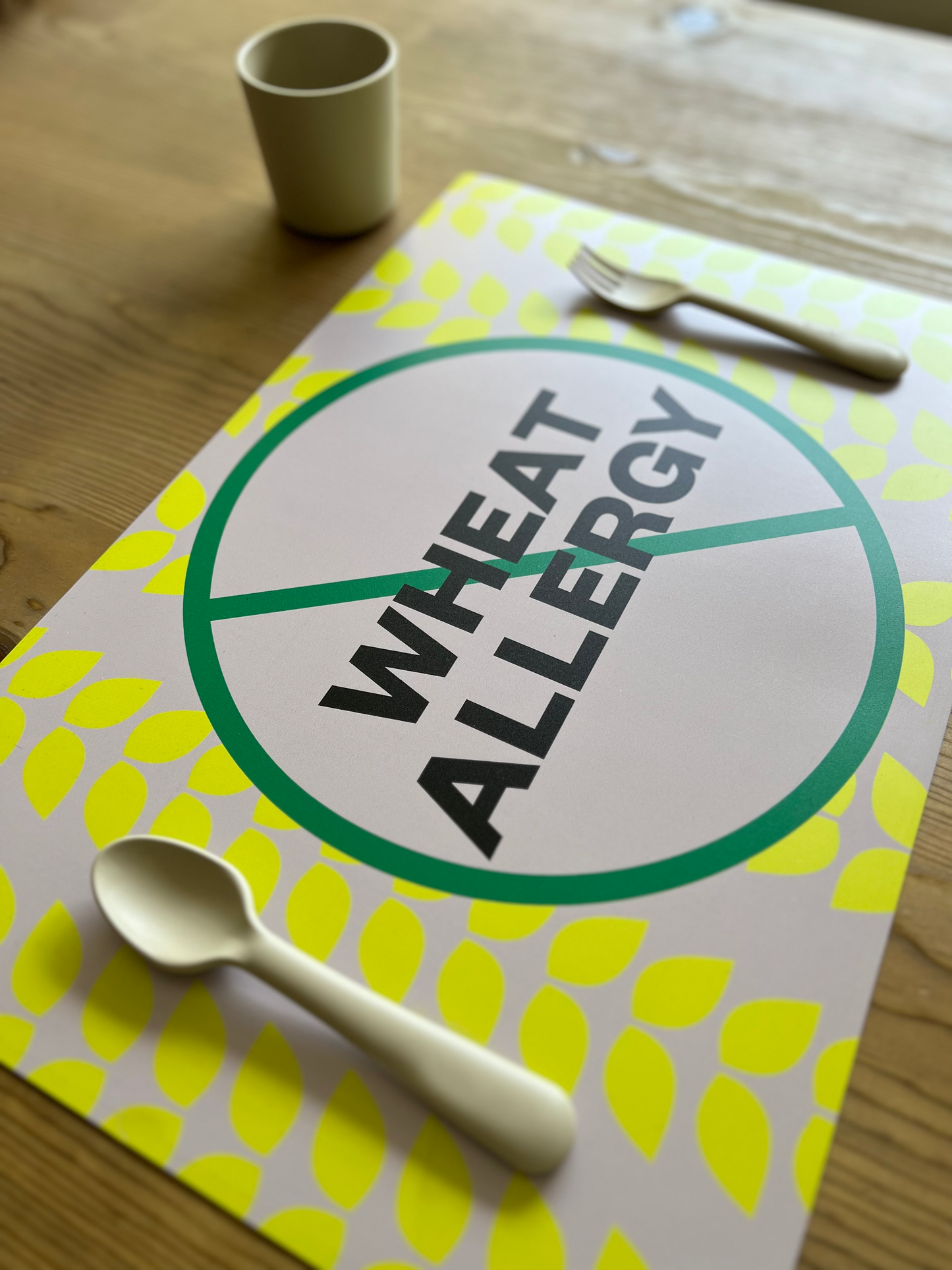 Wheat Allergy Placemat + Magnet