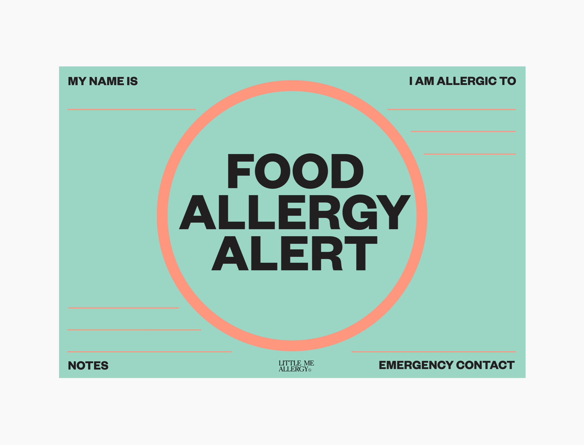 Multiple Food Allergies Bracelet for Kids - 3 Pack - Small